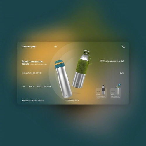 产品网页版式设计欣赏 背景弥散光配色的视觉魅力