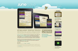 自然风格系列网页设计案例展示